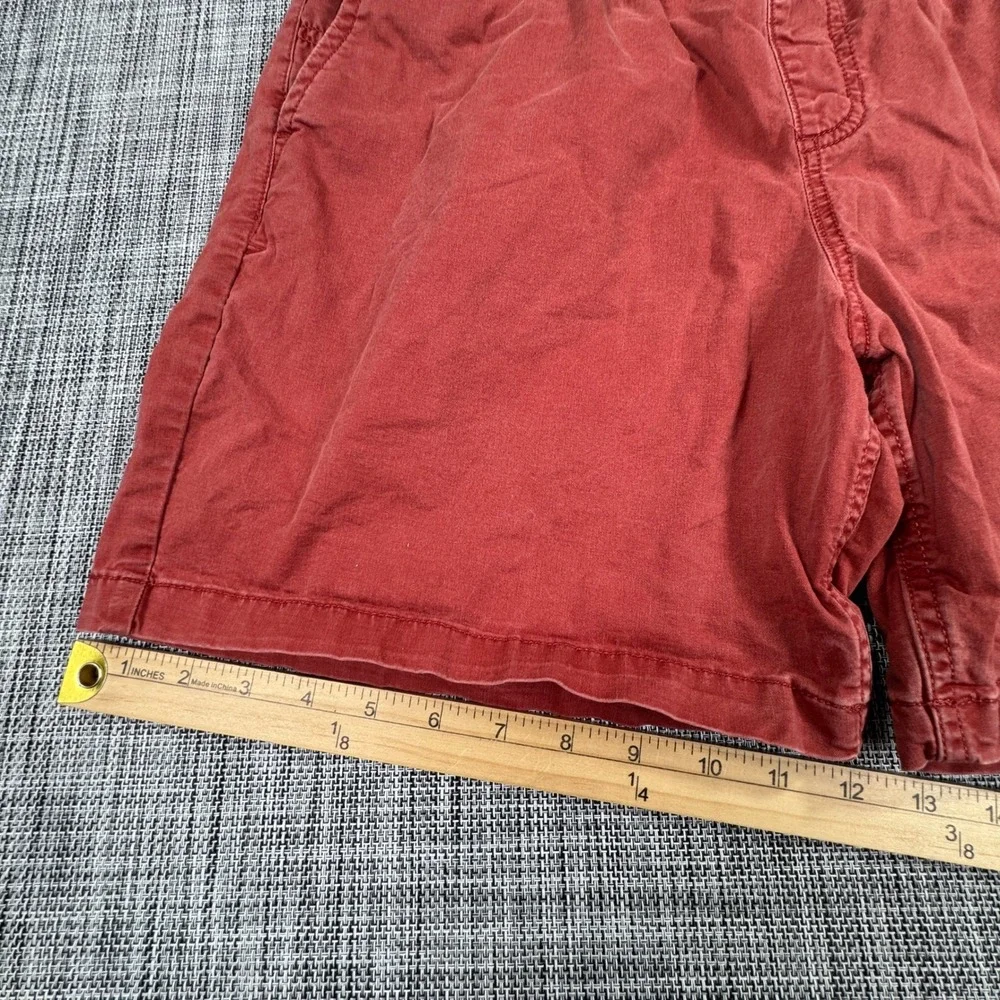 Vans Mens Range Elastic Relaxed Fit Chino Shorts Burnt Red Large Skateboarding